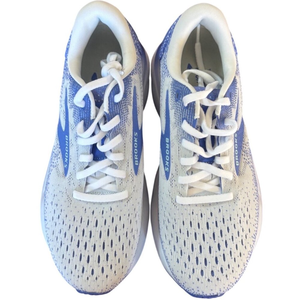 Brooks Ghost 16 Neutral Running Shoes White and Blue Size 6 New In Box - Picture 6 of 9